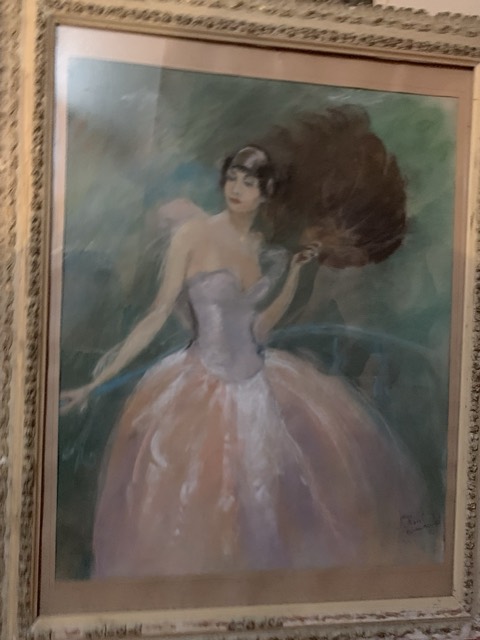 J.G.DOMERGUE, femme a l’éventail