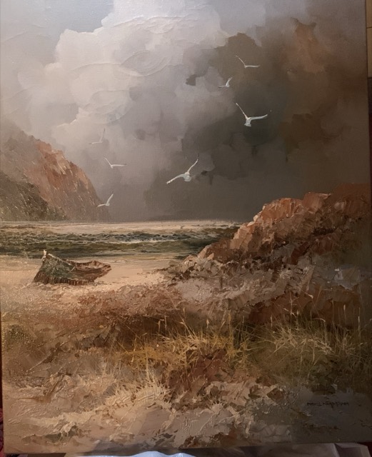 Karl Newmann, Bord de Mer, Huile