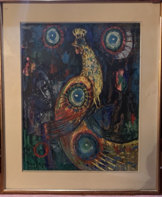 Facon Chagall, le paon, paris