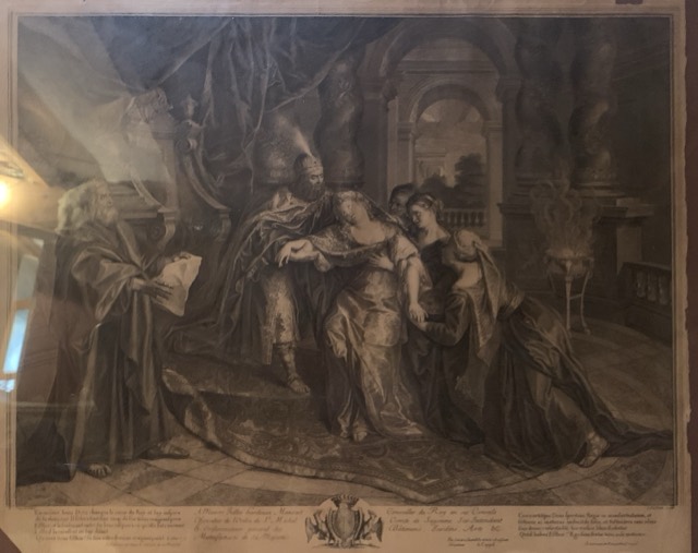 Gravure Conseille du roi