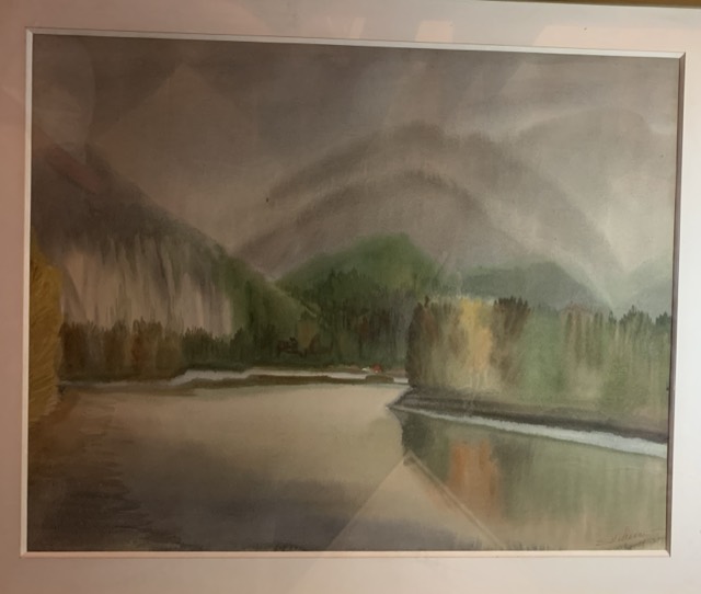 Vichesar, Paysage délavée pastel, 1971