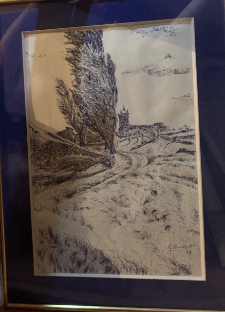 M Bossut 1979 paysage signe