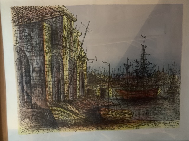 Carzou, Marine litho