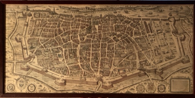 Plan Anvers gravure
