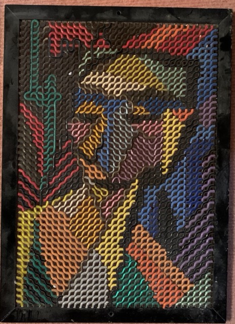 Leon Masson, experience fil coloré, scoubidou
