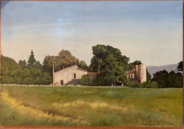 C. M. Huile dans la plaine de Bonnieux 2001