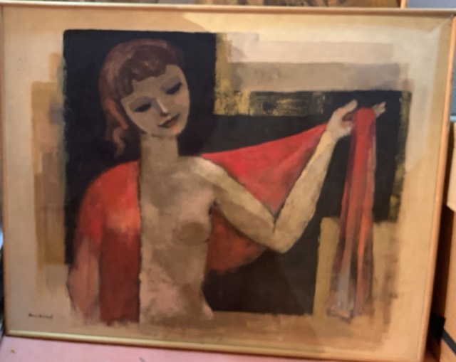 Henri Boulard, Femme écharpe rouge