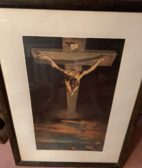 Dali, Christ Volant Litho signe 203/350