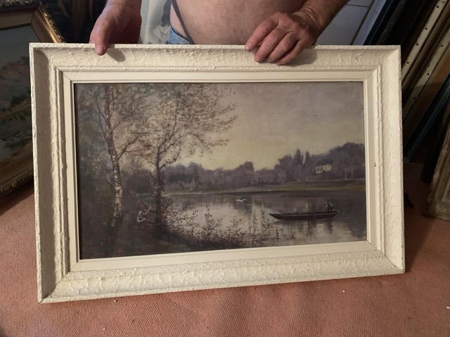 Louis Marc, Facon Camille Corot, Toulouse huile sur contre plaque