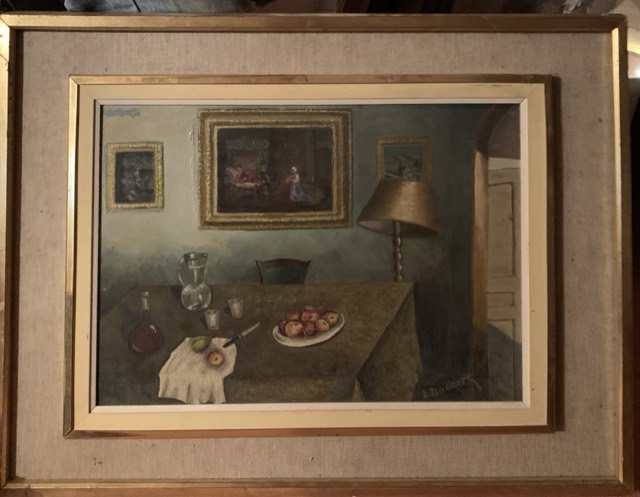 E. Ducarre, nature morte, huile sur toile
