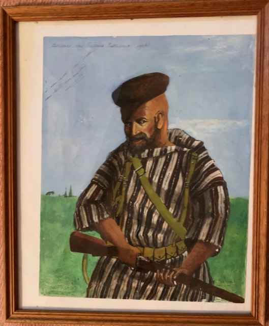 Goumier des Tahors marocain, signature illisible 1944