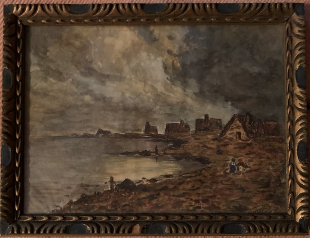Marcella peinture sur papier Bretagne