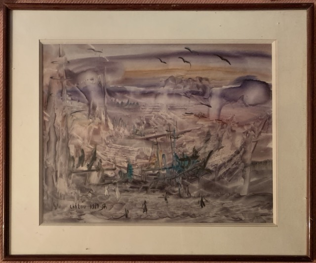 Chalou 1989 l’atlantide (meme peintre G09)