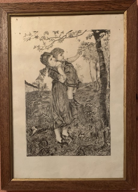 M. André, dessin enfant, plume