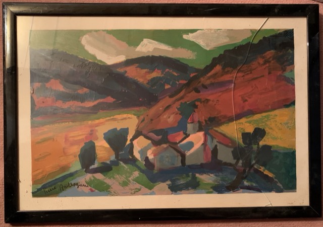 Pierre Ambrogiani paysage litho **
