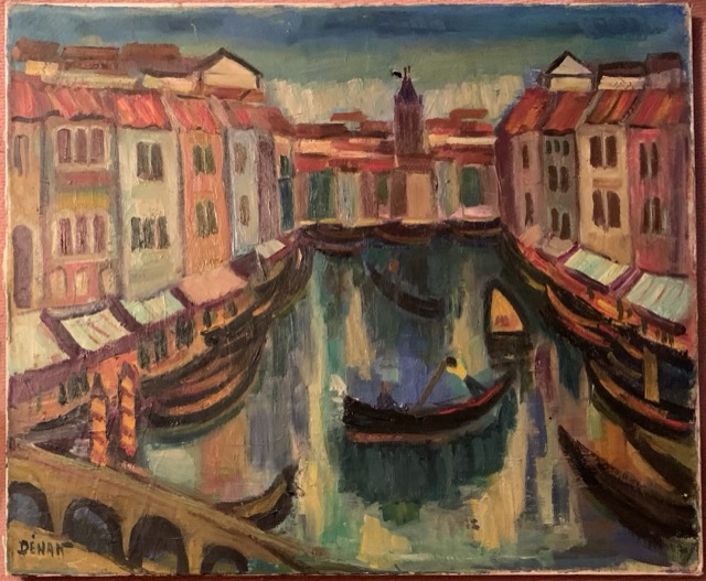 Lucie Déhan, Venise, huile sur toile