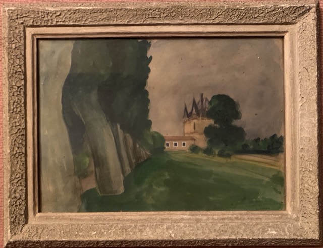 Antoine Serra, paysage de chateau