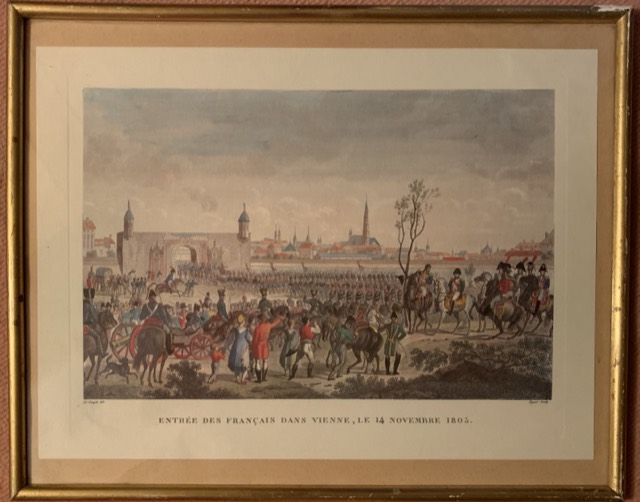 Gravure l’entree des français dans Vienne