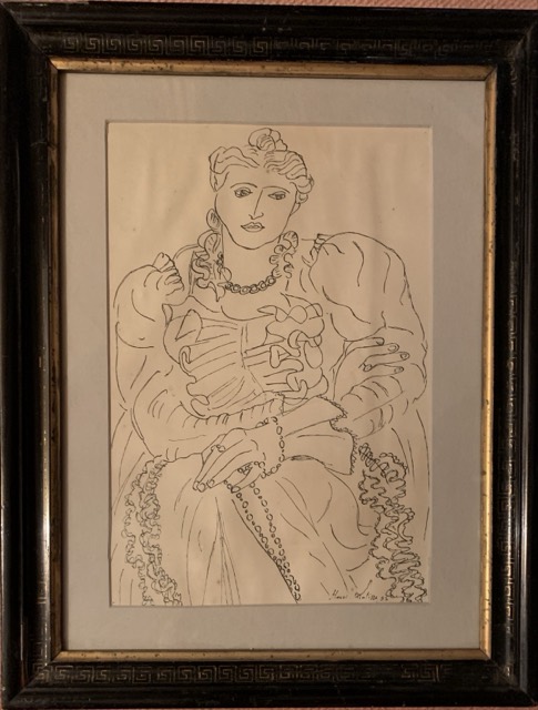 Henri Matisse 1937 Gravure, femme