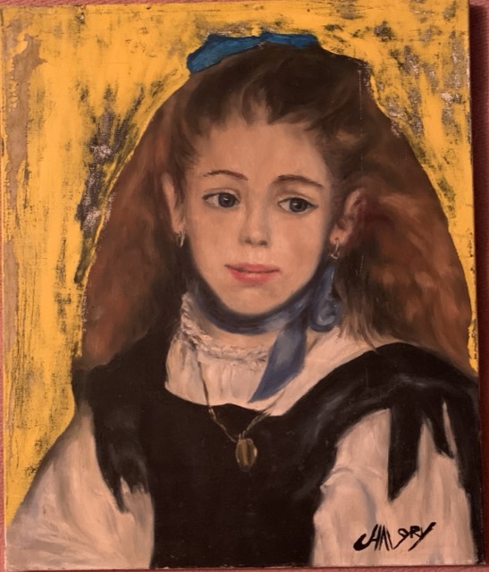 ill Haigry, A restaurer portrait d’une jeune fille
