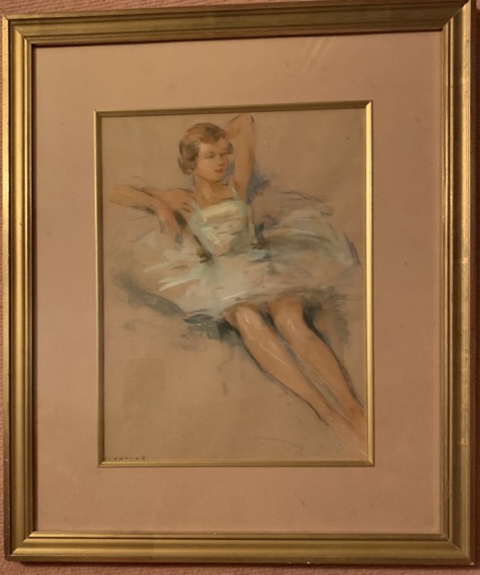 A. Arian, Aquarelle danceuses