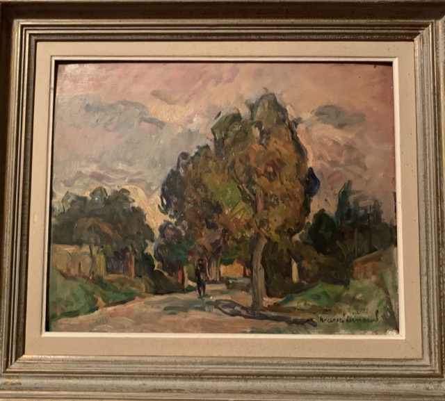 Marcel Arnaud, paysage (van Gogh) huile sur panneau ***