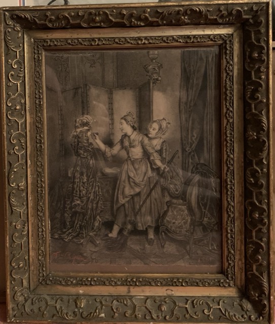 F Cripin 1861, dessin les femmes de chambres