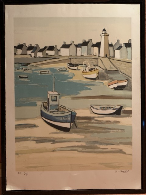 Vue de Port IC. Quinci Impression Canson