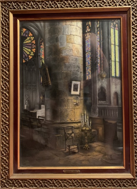 Jacque leka Cite de carcassone Basilique St angarie et cet Pastel.