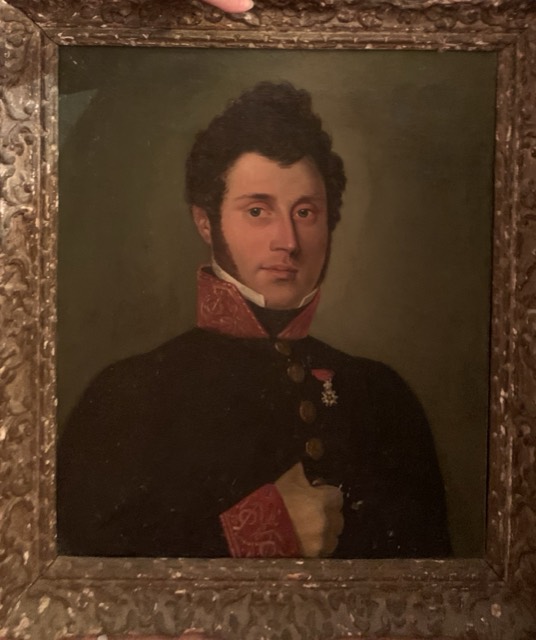 Portrait d’homme sans signature huile sur toile