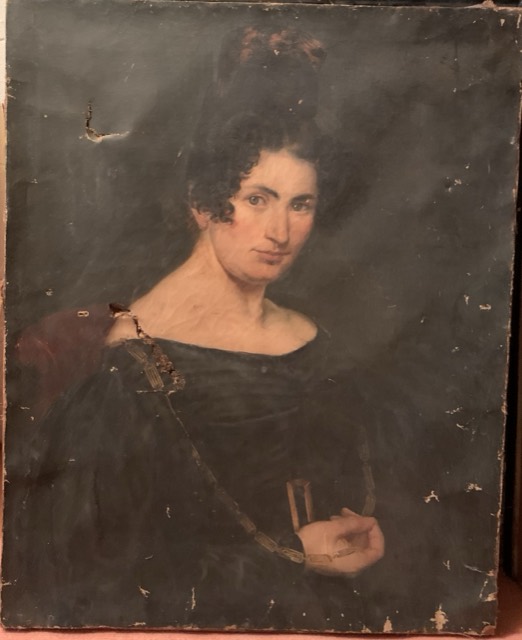 Louis Francois Marie Roulin Portrait de femme Eleve dignes