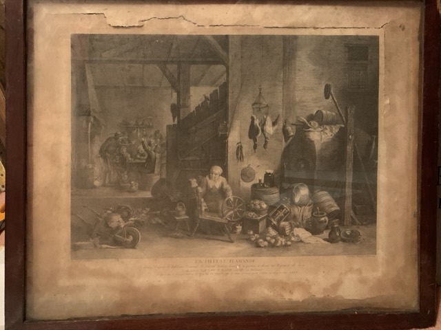 gravure la fileuse flammande