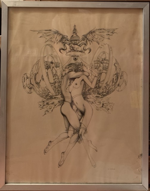 W. Siu Smak, Paradis, encre, Dessin