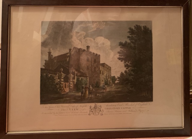 T Hearne, gravure, chateau grey stoke castle.