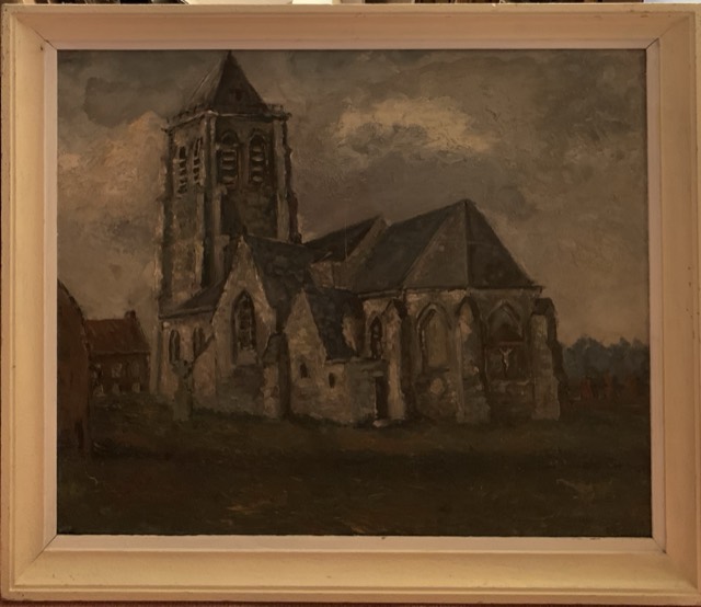 Watrelot, Eglise, huile sur panneau