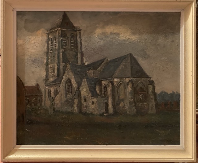 Watrelot, Eglise, huile sur panneau